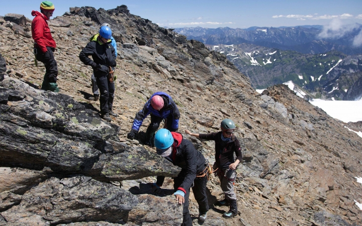 mountaineering adventure for young adults